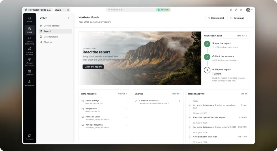 Report hub in Greener Ahead
