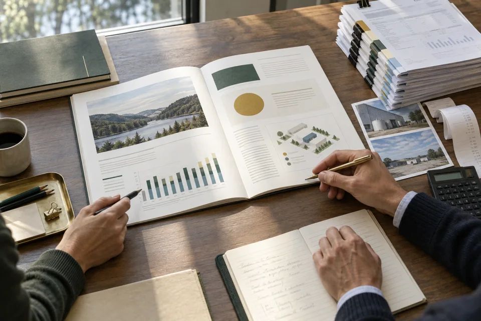 Reviewers reconciling a finished sustainability report with its source records
